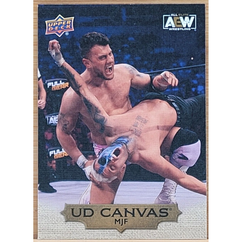2022 UPPER DECK AEW MJF GOLD UD CANVAS